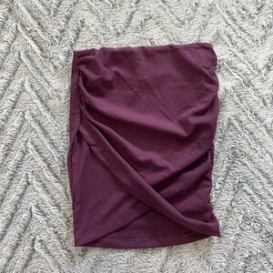 NWOT Free People Angie Wrap Skirt XS extra small purple